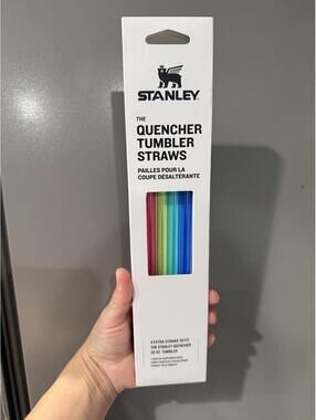 Stanley The Quencher Tumbler Straws Set - Reusable Silicone Straws for 30 oz TUM